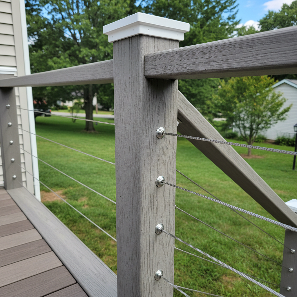 Deck Railing Installation in Brooklyn, MD