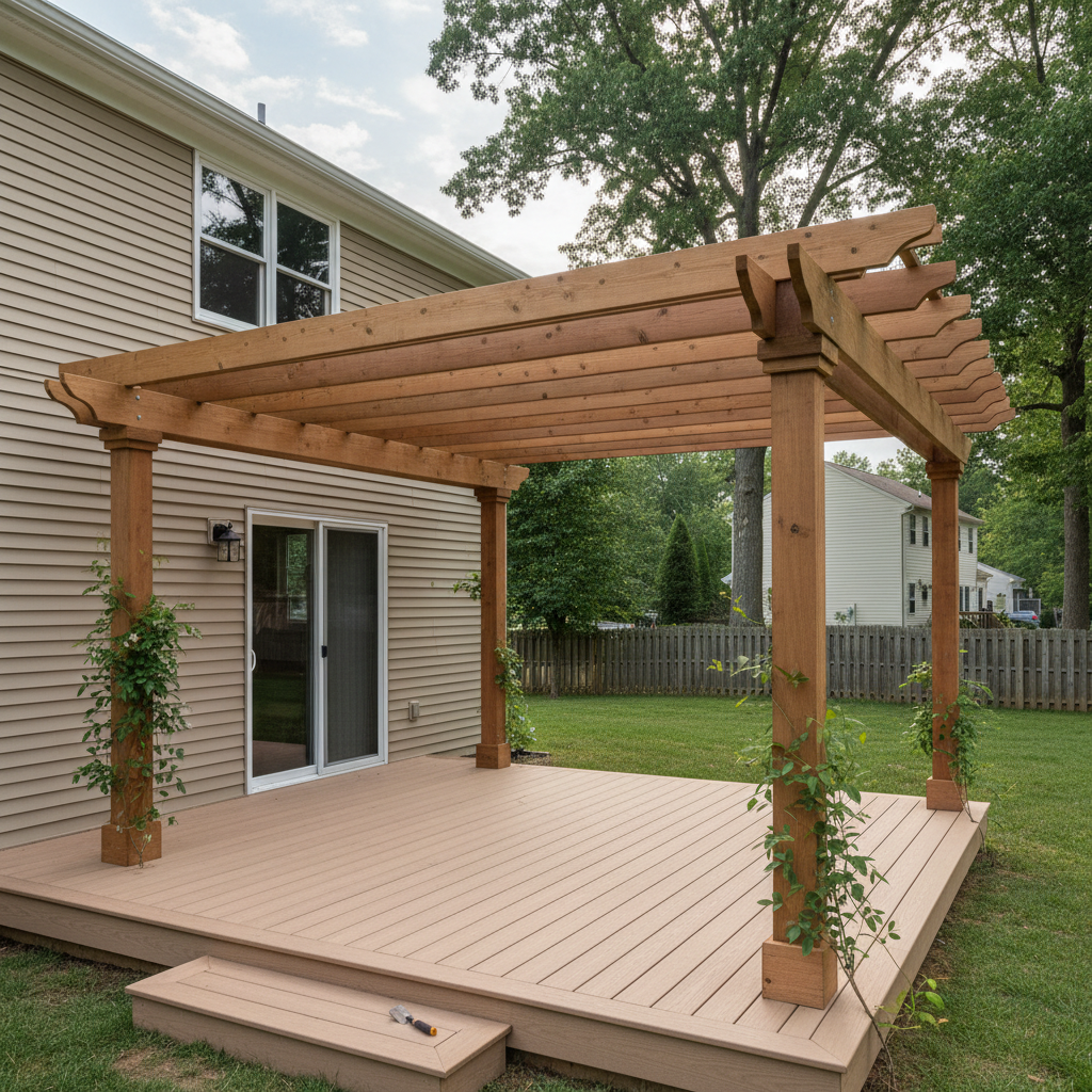 Pergola Construction in Brooklyn, MD