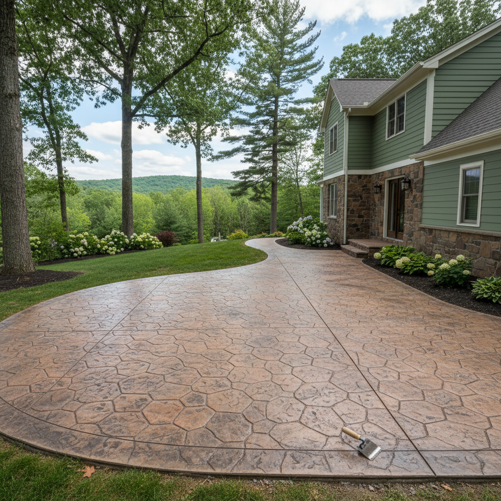 Stamped Concrete in West Greenwich, RI