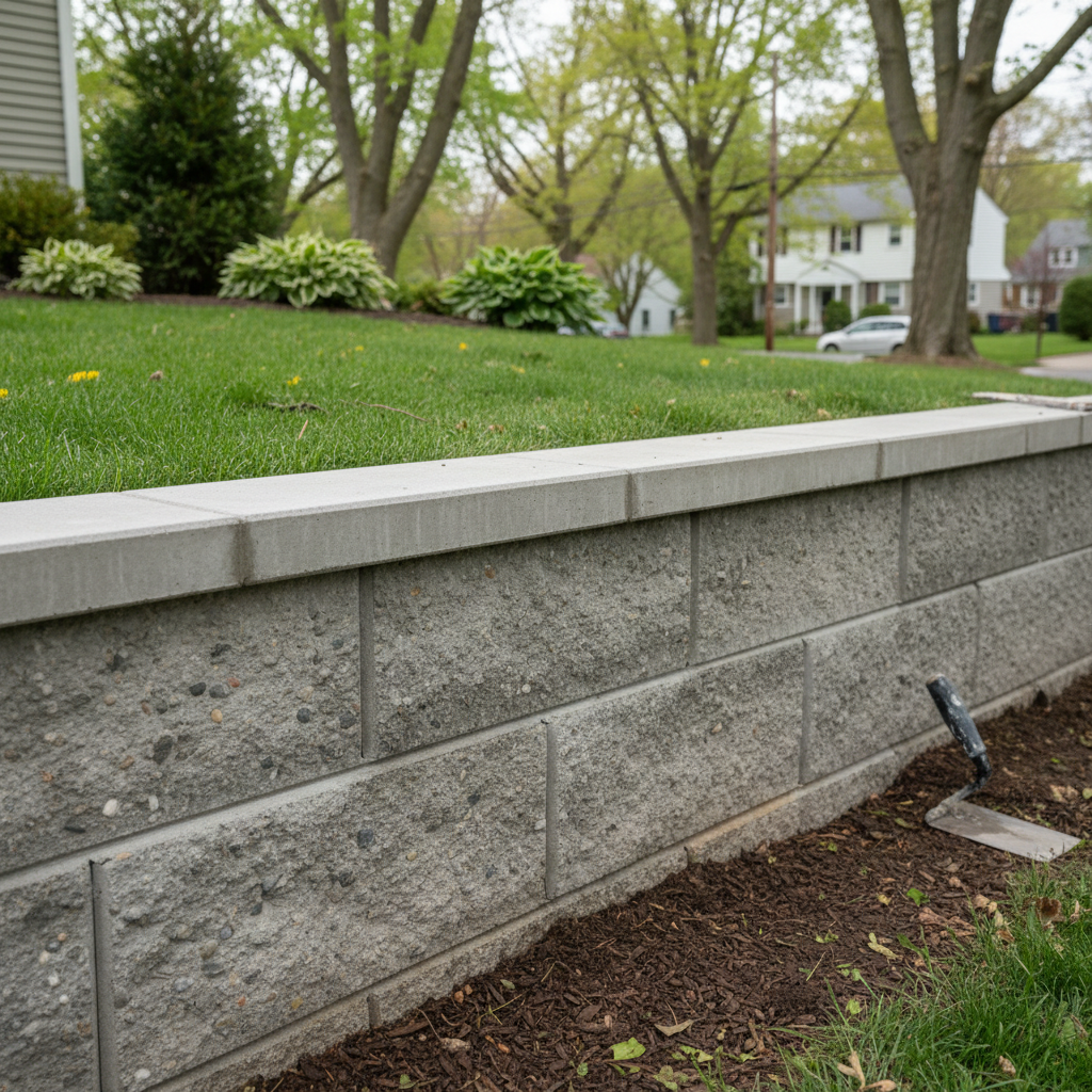 Concrete Retaining Walls in Wellesley