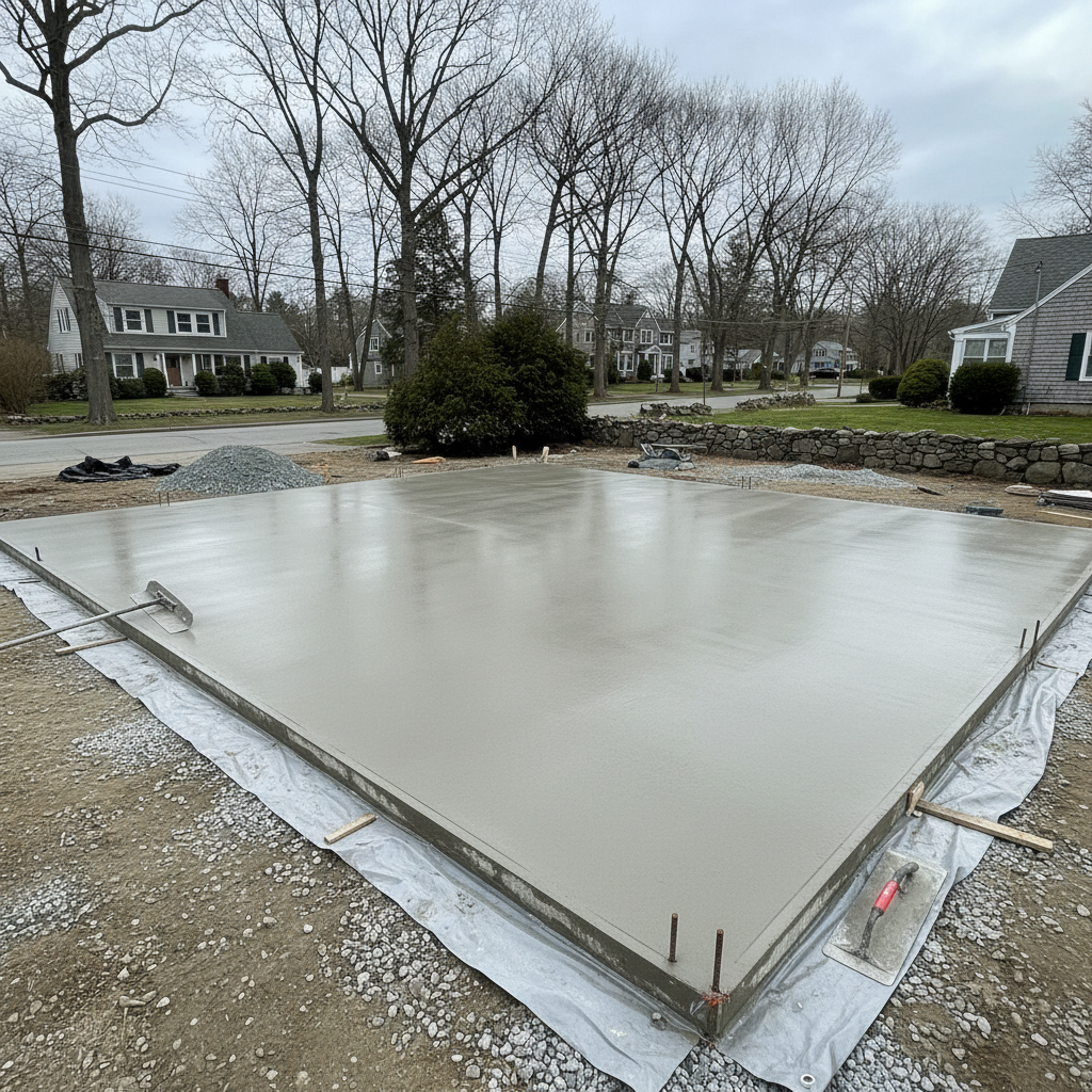 Concrete Foundations in Needham