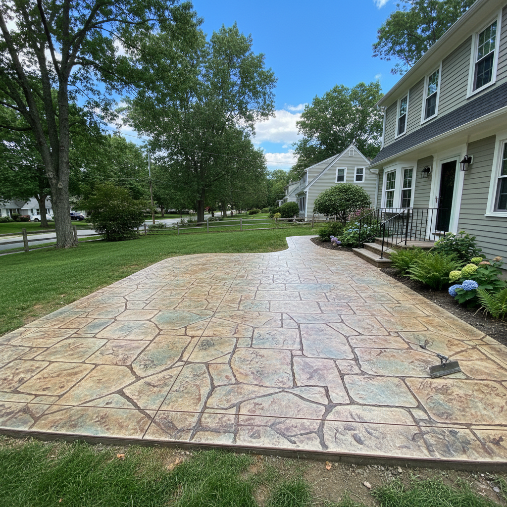 Decorative Concrete in Needham