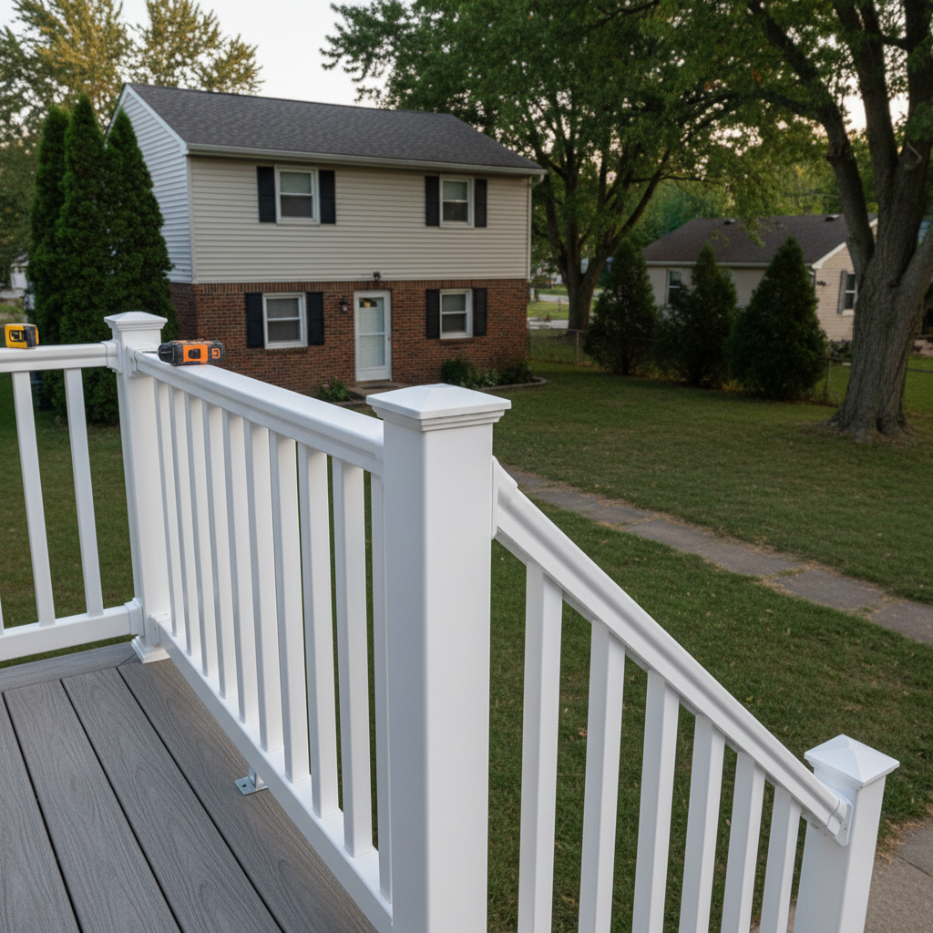 Deck Railing Installation