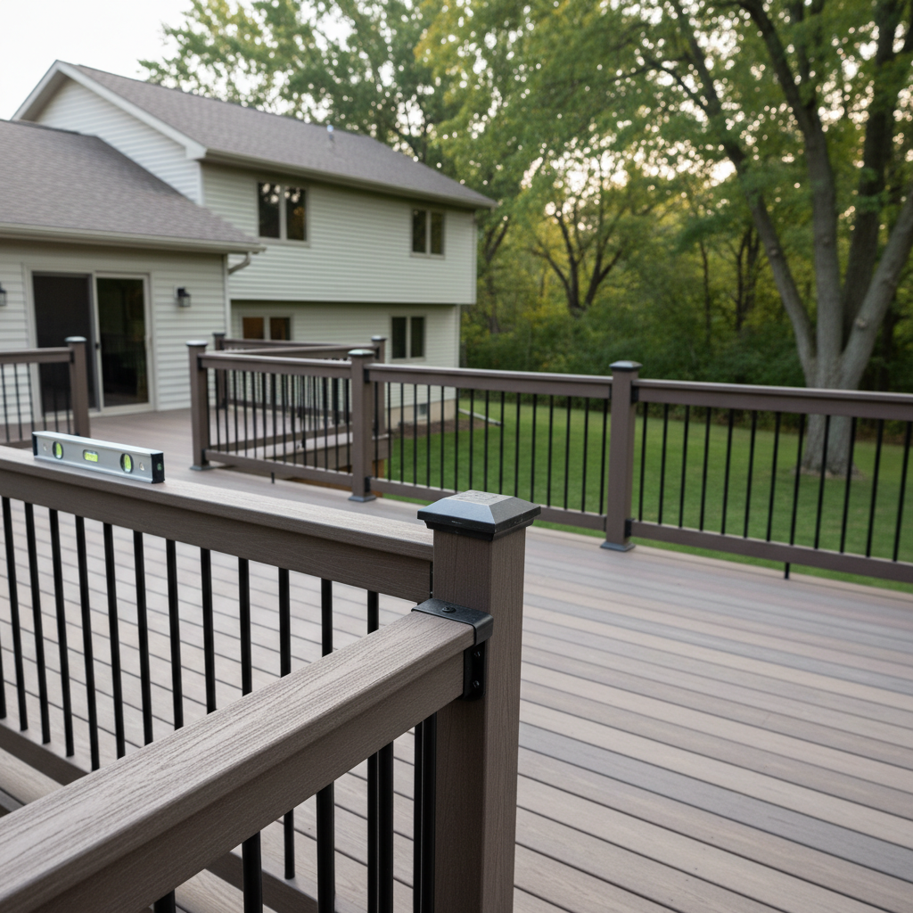 Deck Railing Installation in North Oaks, MN