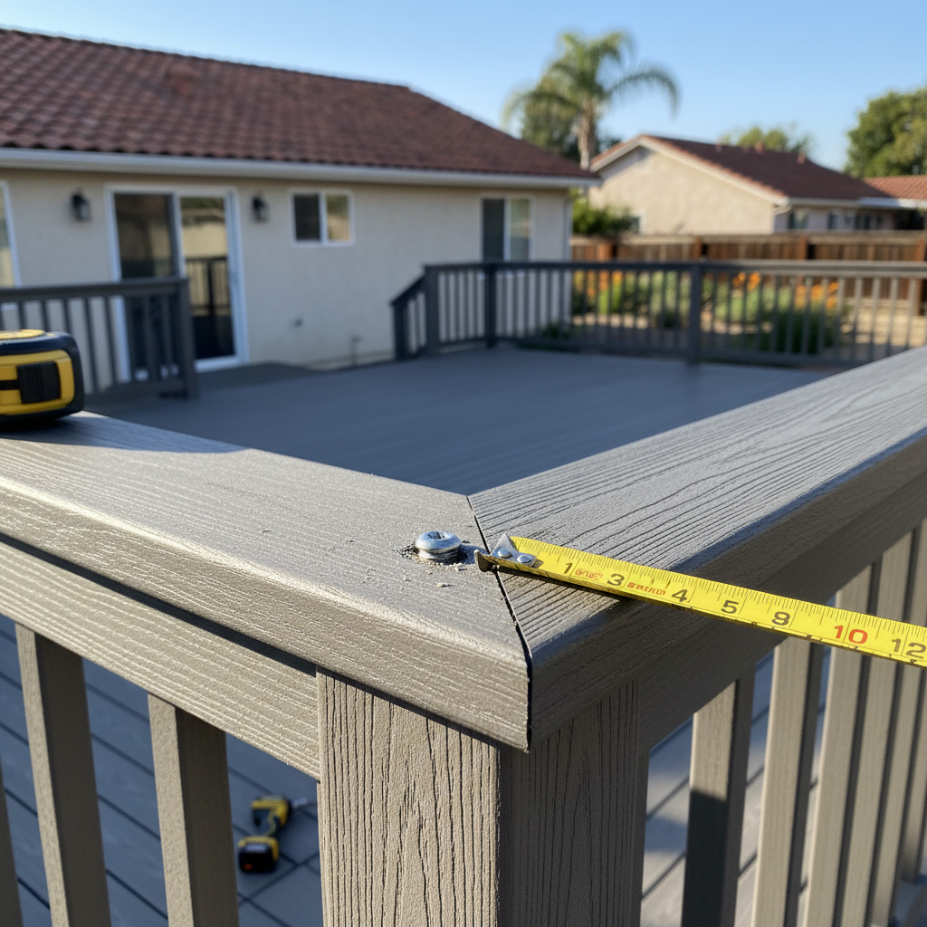 Deck Railing Installation