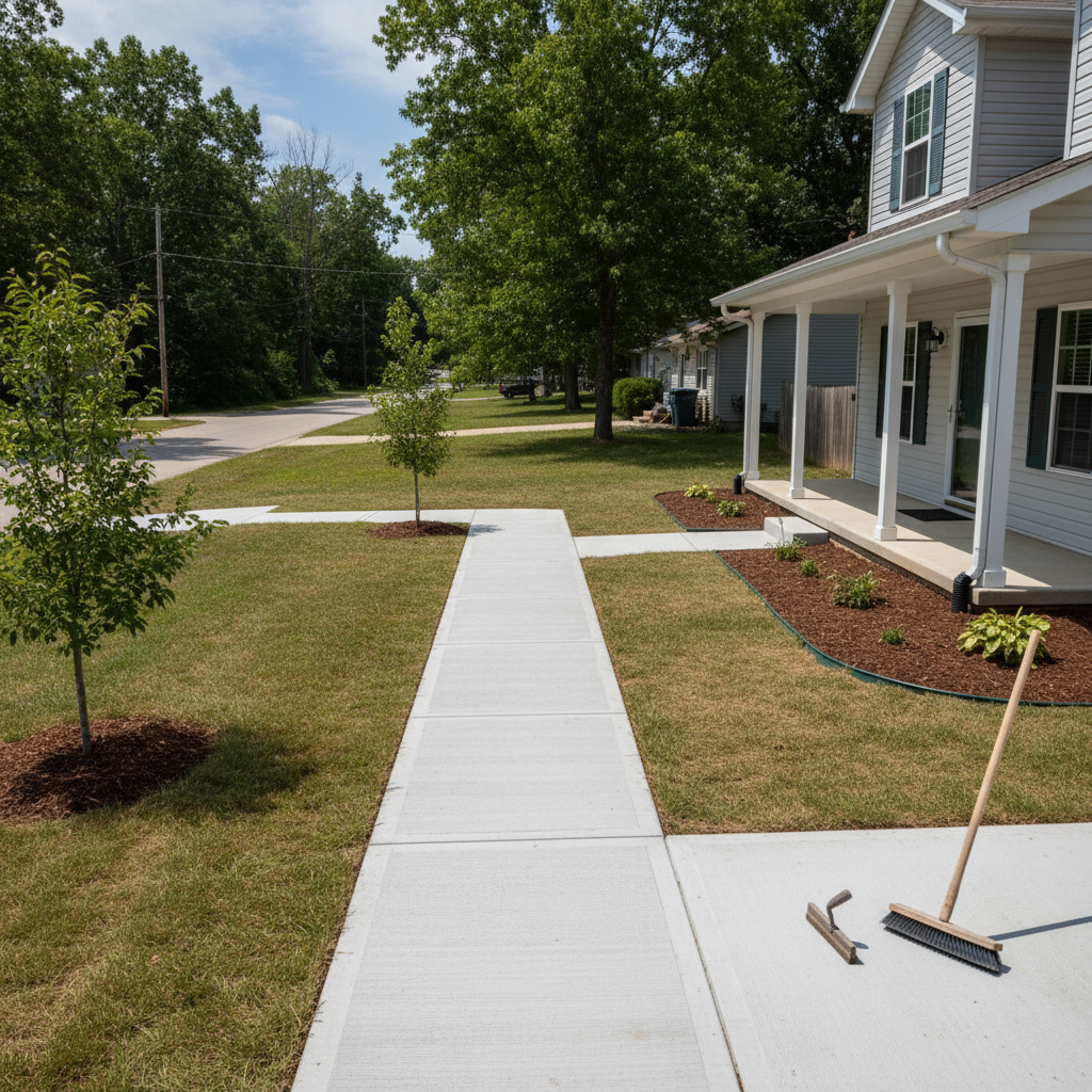 Concrete Sidewalks in Aurora, MO
