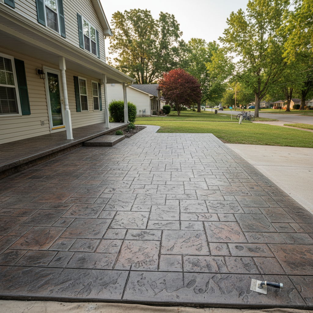 Stamped Concrete in Spokane, MO