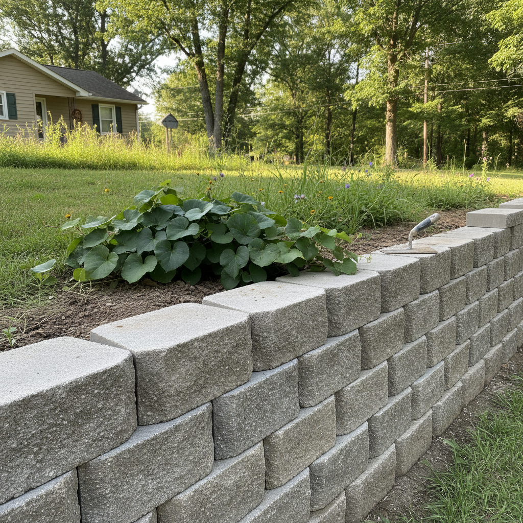 Concrete Retaining Walls in Spokane, MO