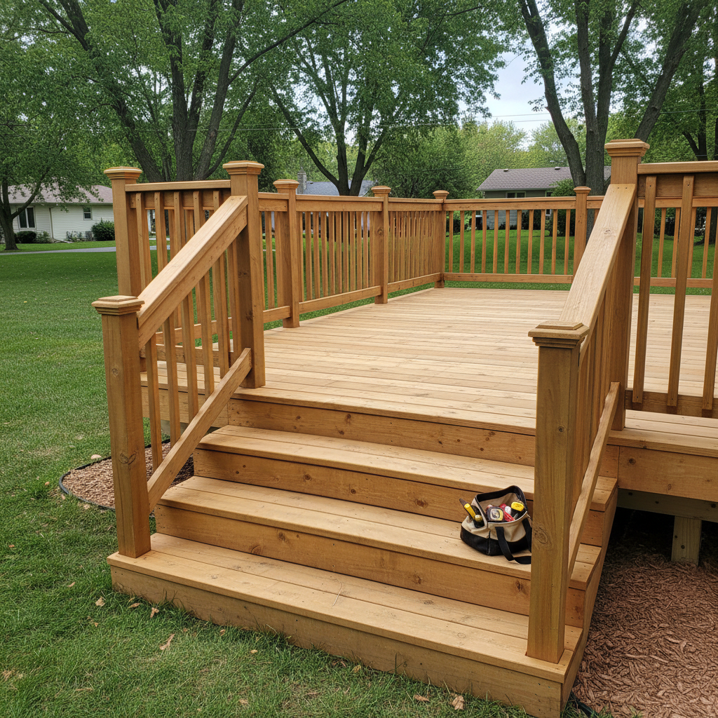 Wooden Decks in Burnsville