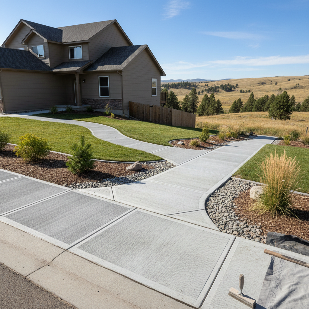 Concrete Sidewalks in Great Falls