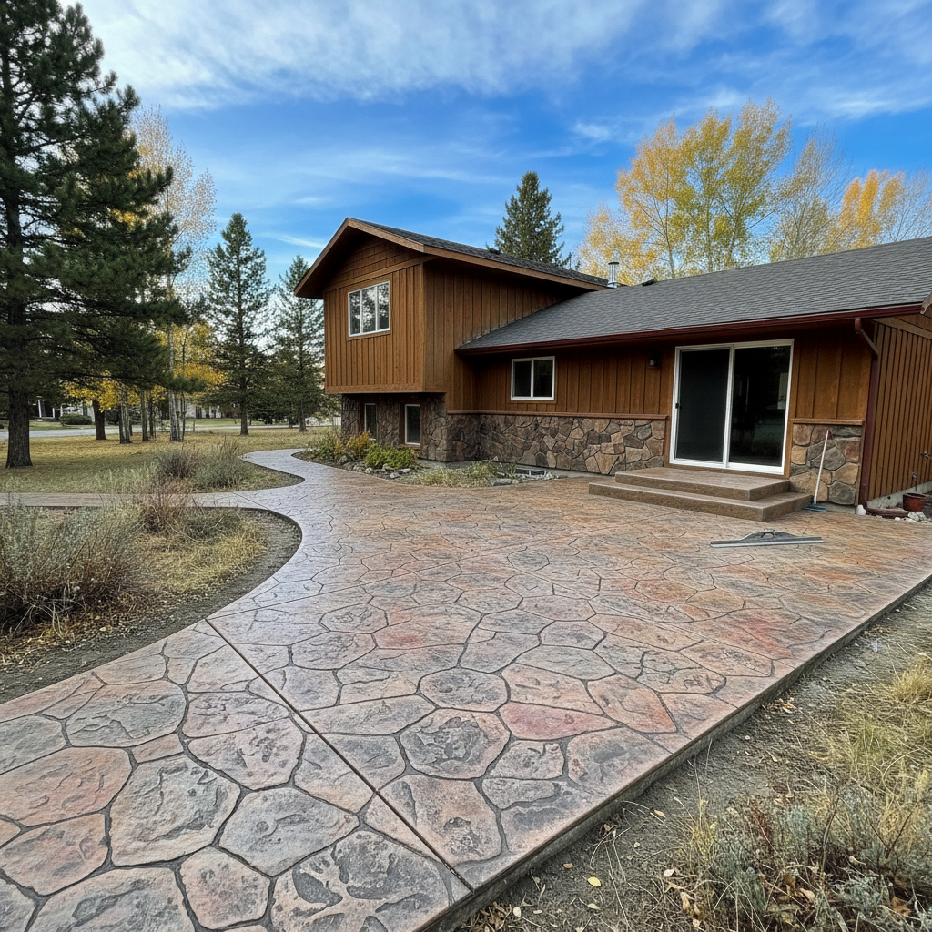 Stamped Concrete in Great Falls