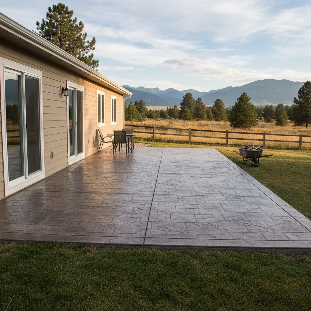 Concrete Patios in Great Falls