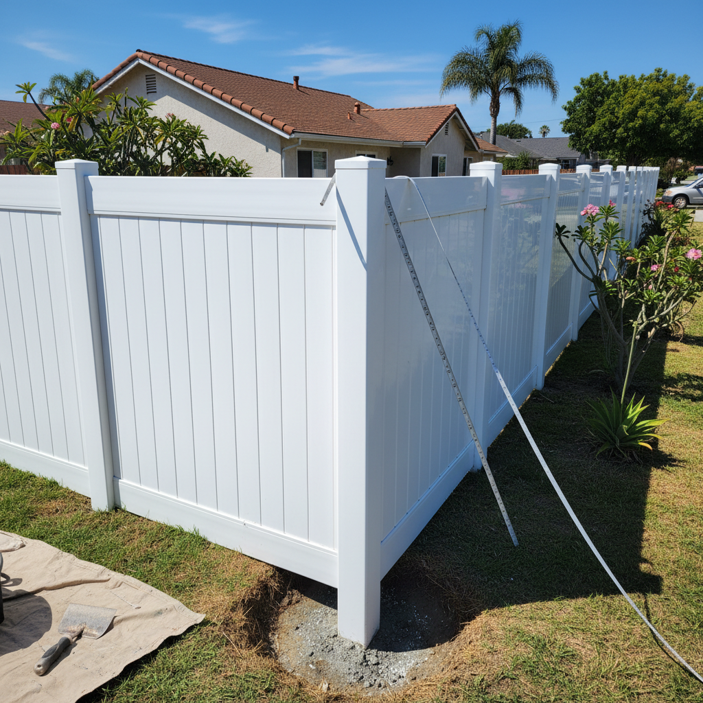 Vinyl Fence Installation
