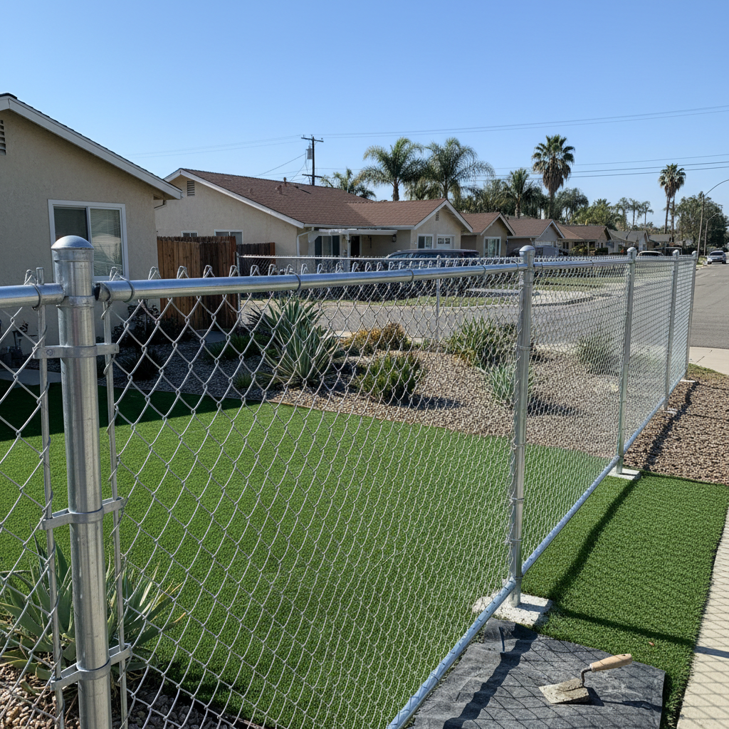 Chain Link Fence Installation