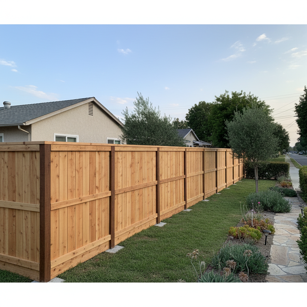 Wood Fence Installation