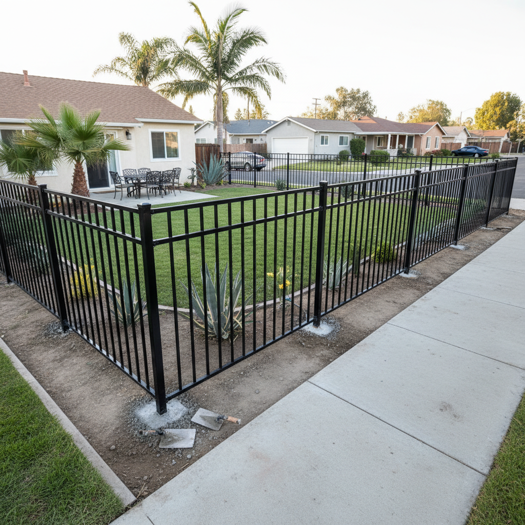 Aluminum Fence Installation