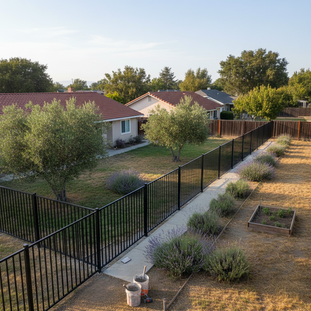 Aluminum Fence Installation in Vallejo, CA