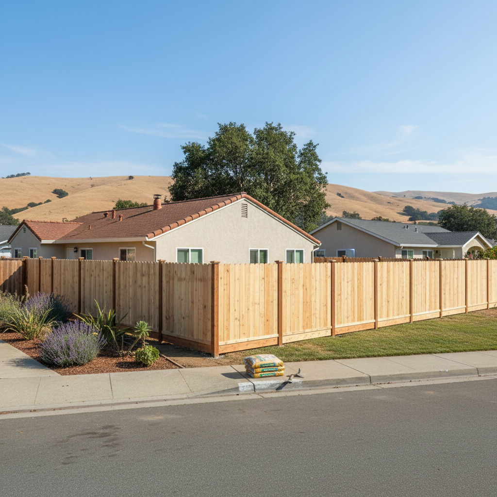 Wood Fence Installation in Vallejo, CA