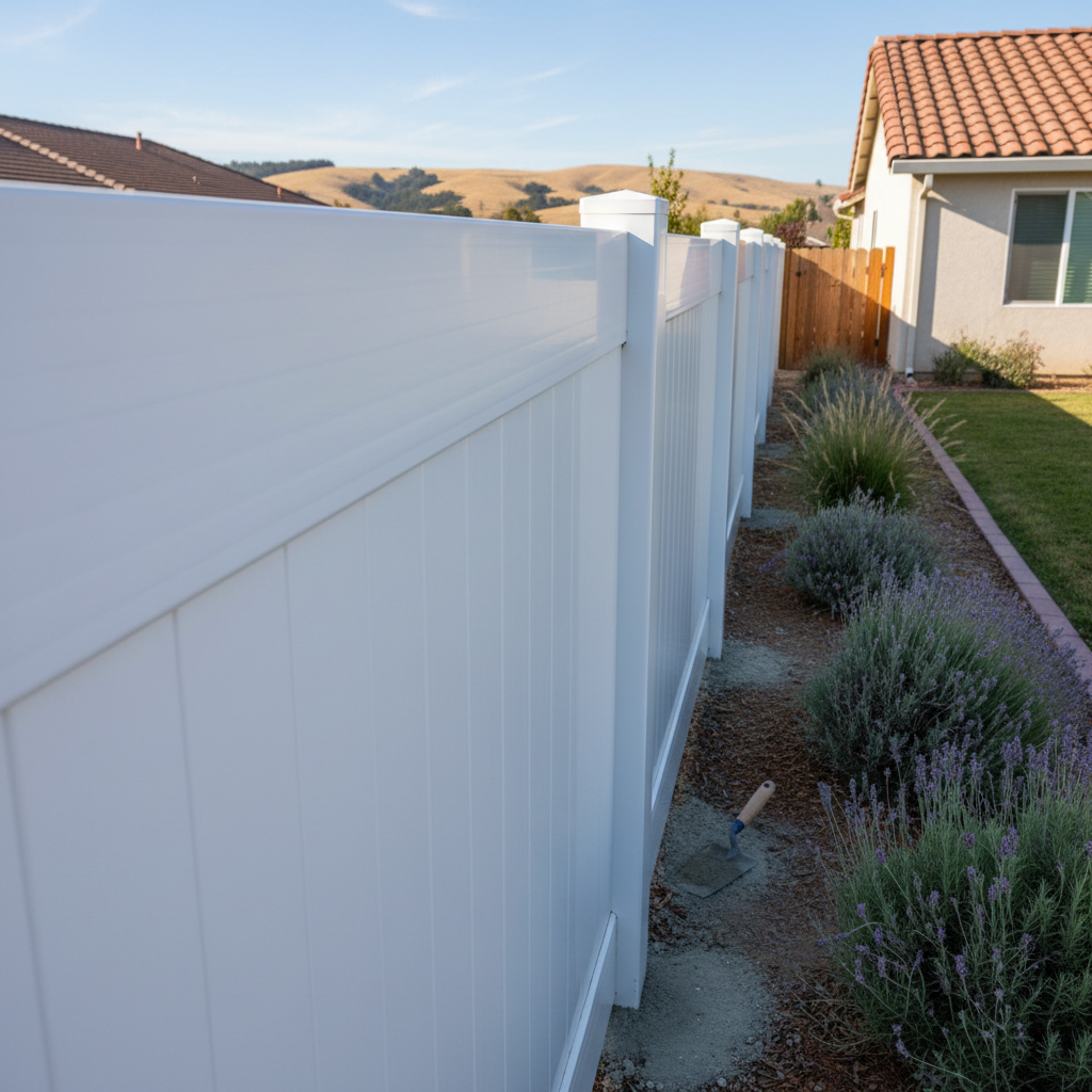 Vinyl Fence Installation in Vallejo, CA