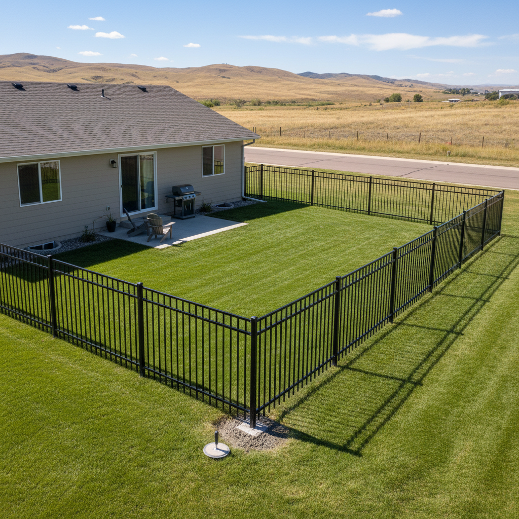 Aluminum Fence Installation