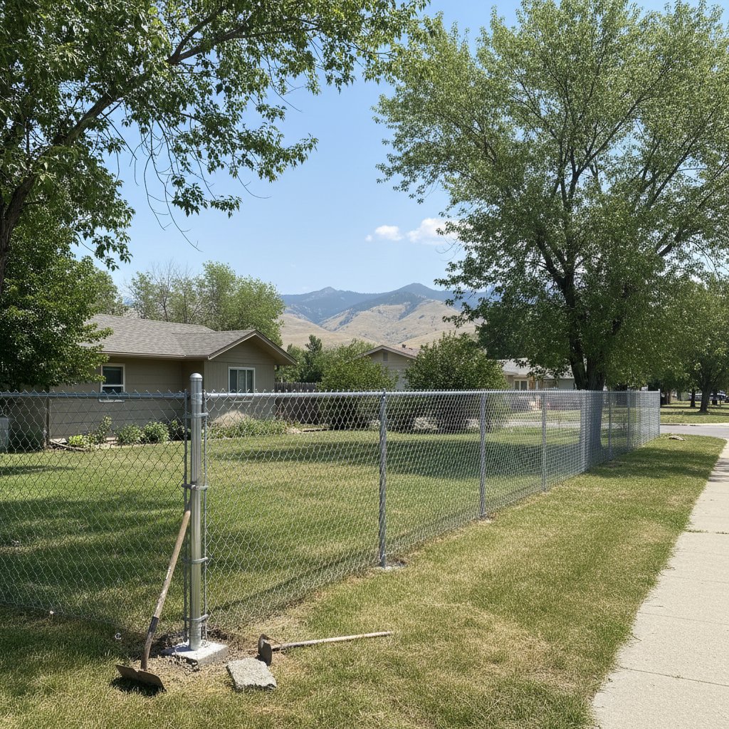 Chain Link Fence Installation