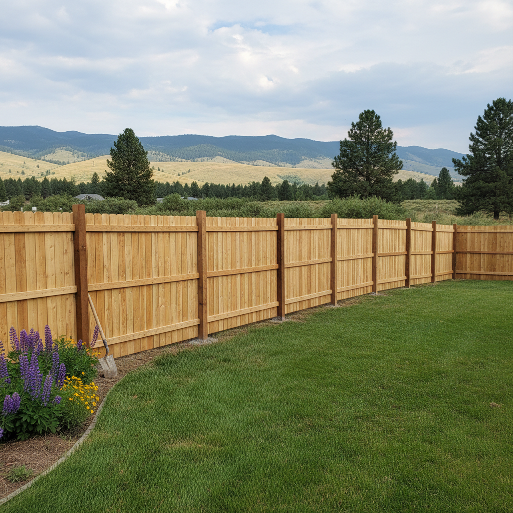 Privacy Fence Installation in Missoula