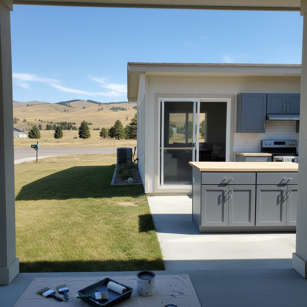 Cabinet Painting in Bozeman