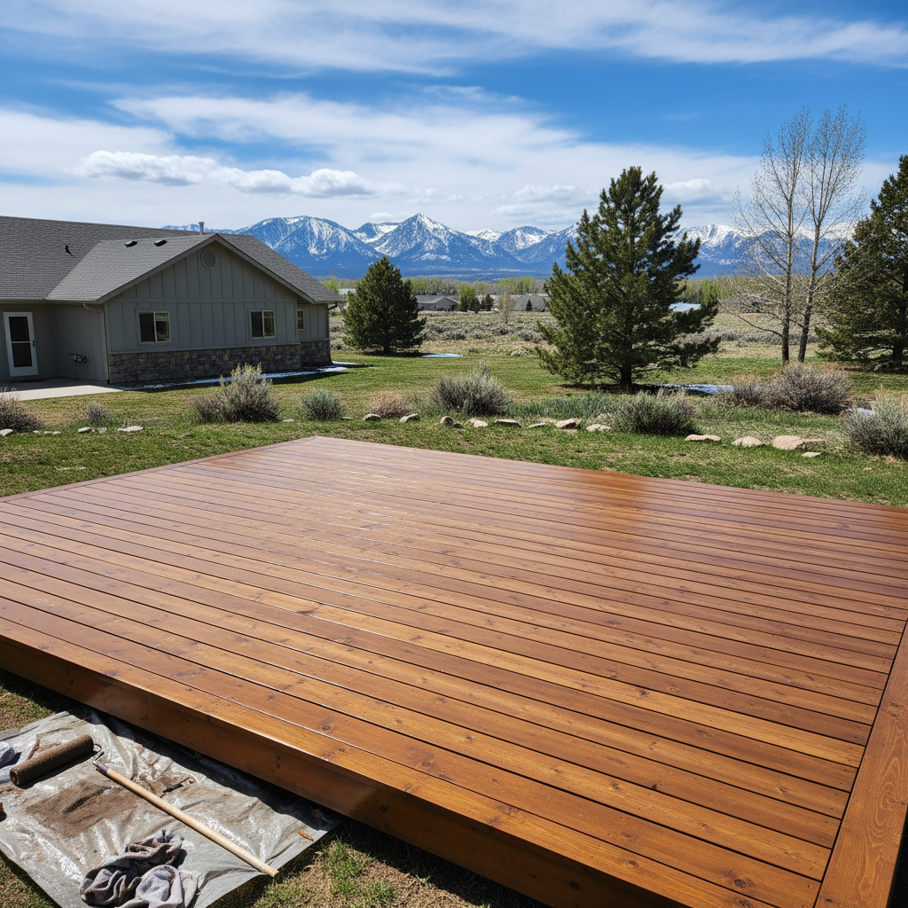 Deck Staining in Bozeman