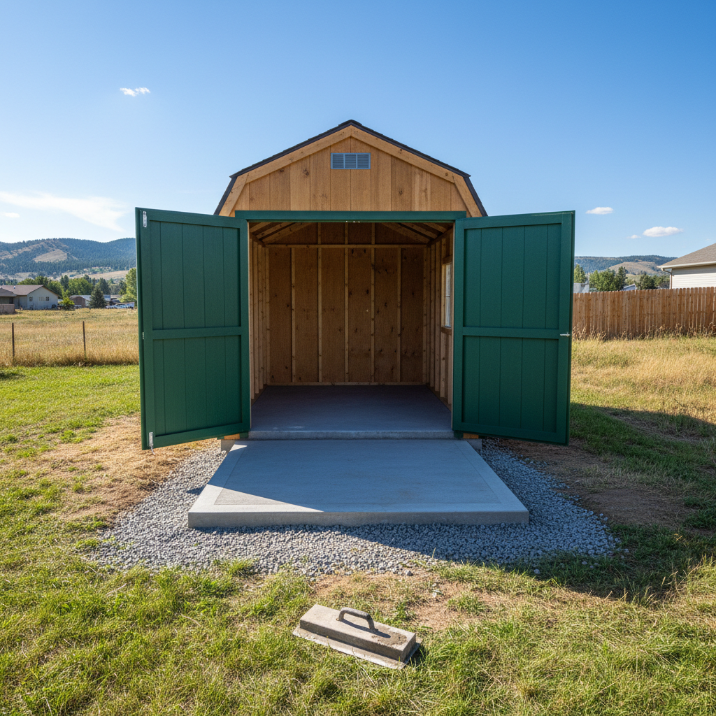Shed Foundation Work