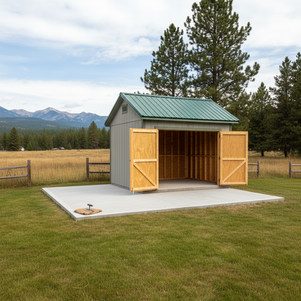 Shed Foundation Work