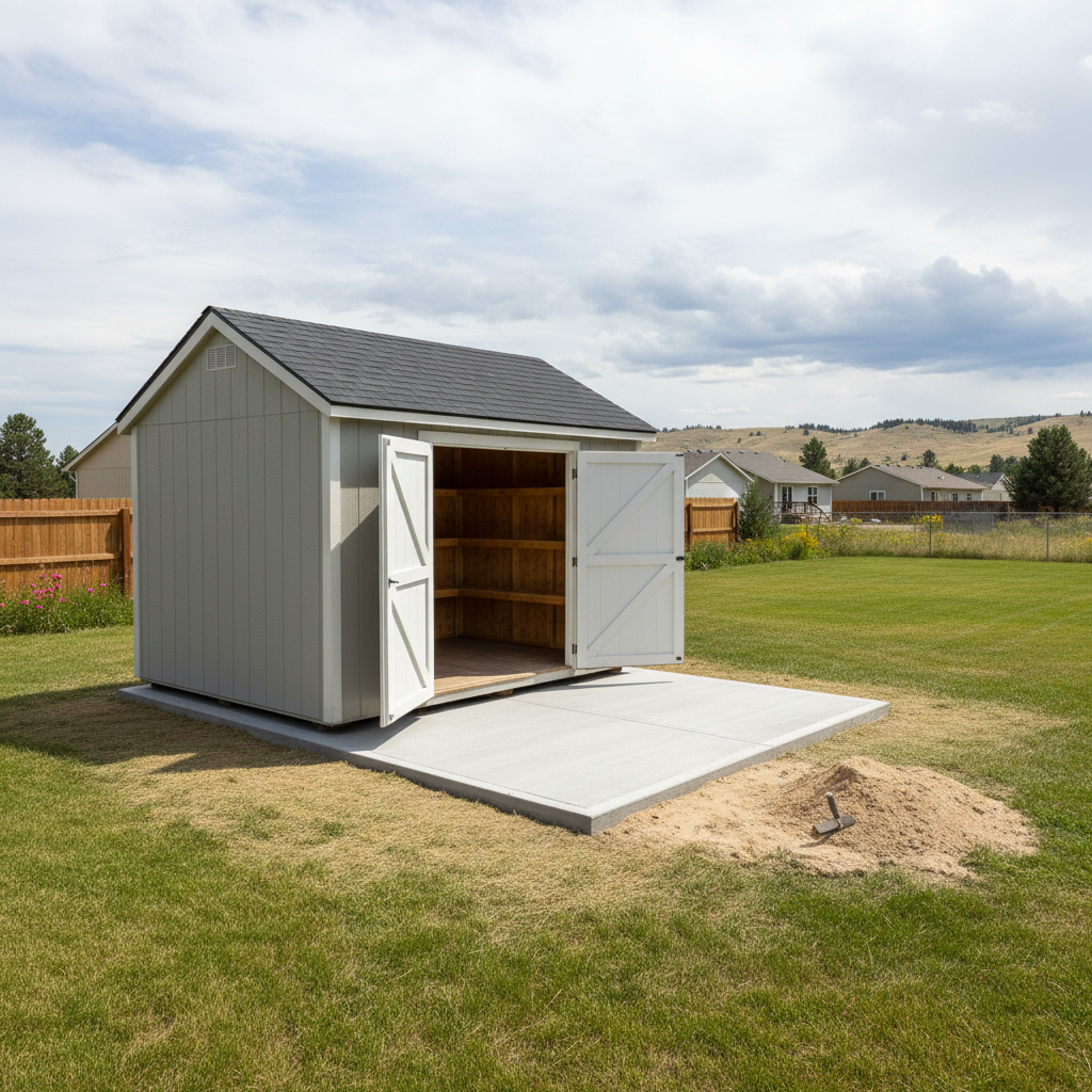 Shed Foundation Work