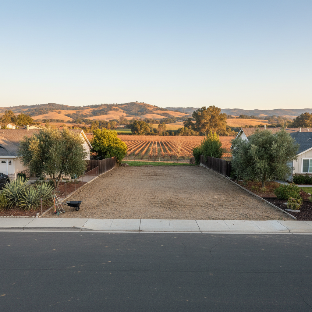 Lot Clearing in Napa