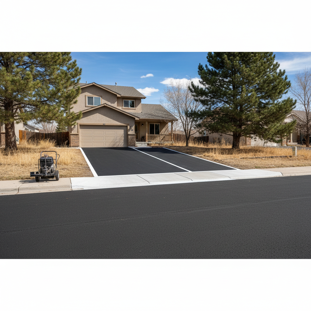 Asphalt Striping in Fort Collins