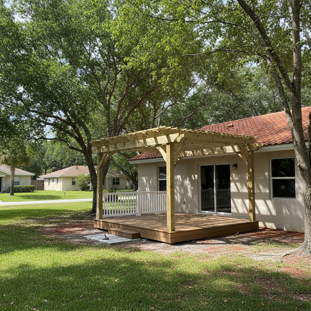Pergola Construction in West Palm Beach