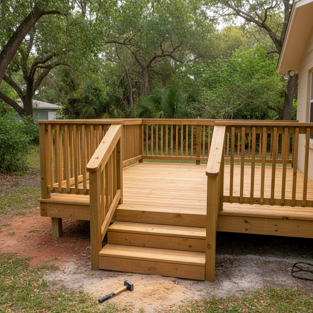 Wooden Decks in West Palm Beach