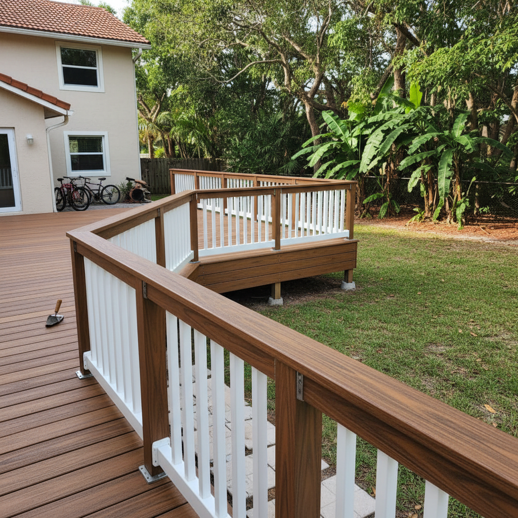 Deck Railing Installation in West Palm Beach