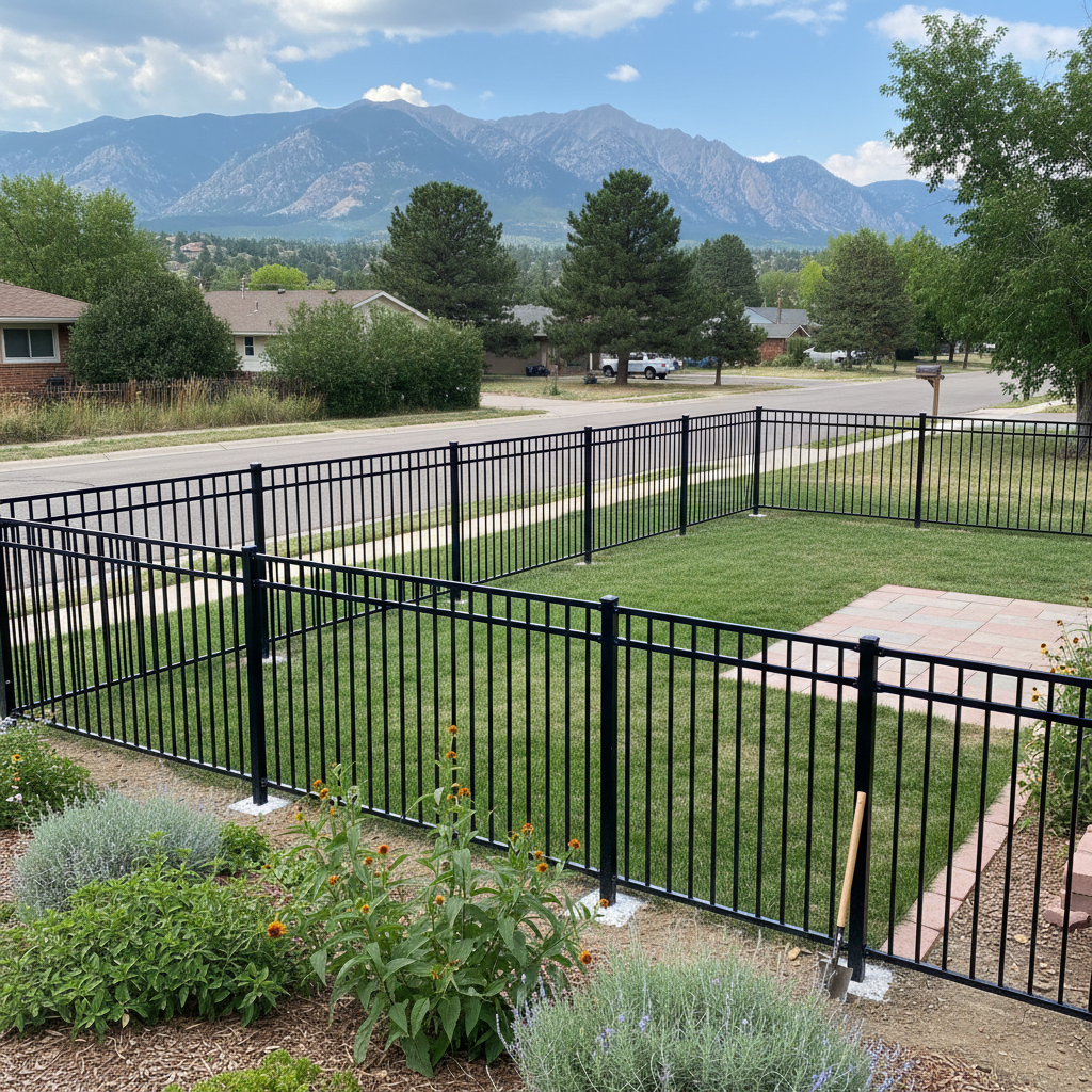 Aluminum Fence Installation