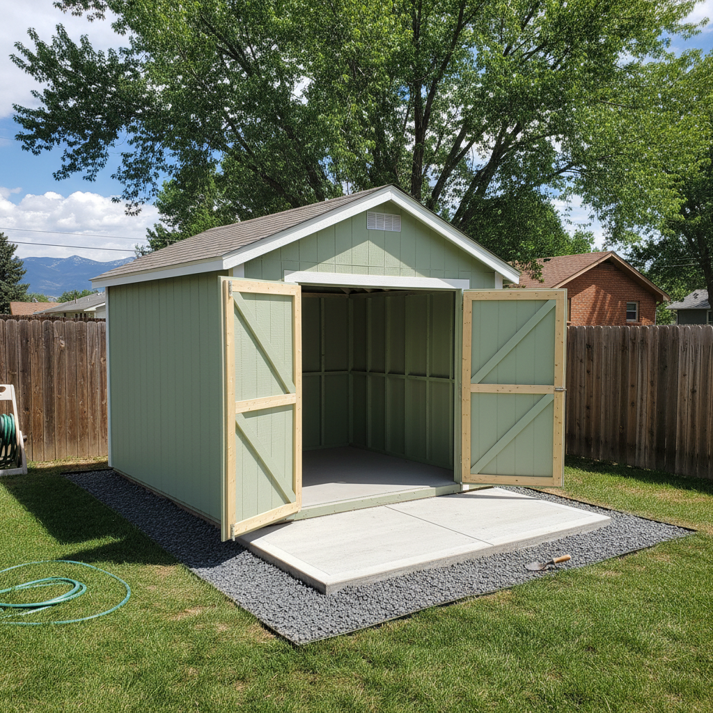 Shed Foundation Work