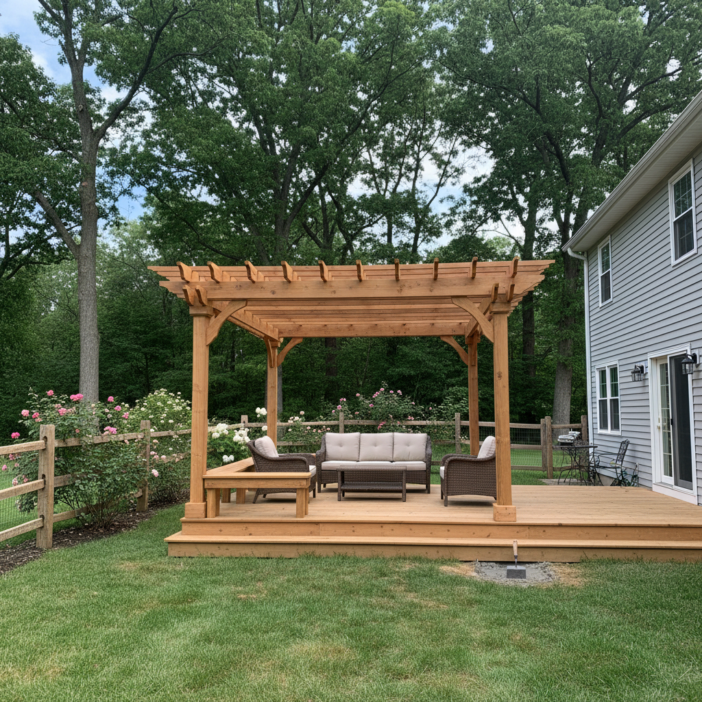 Pergola Construction in Manchester, CT