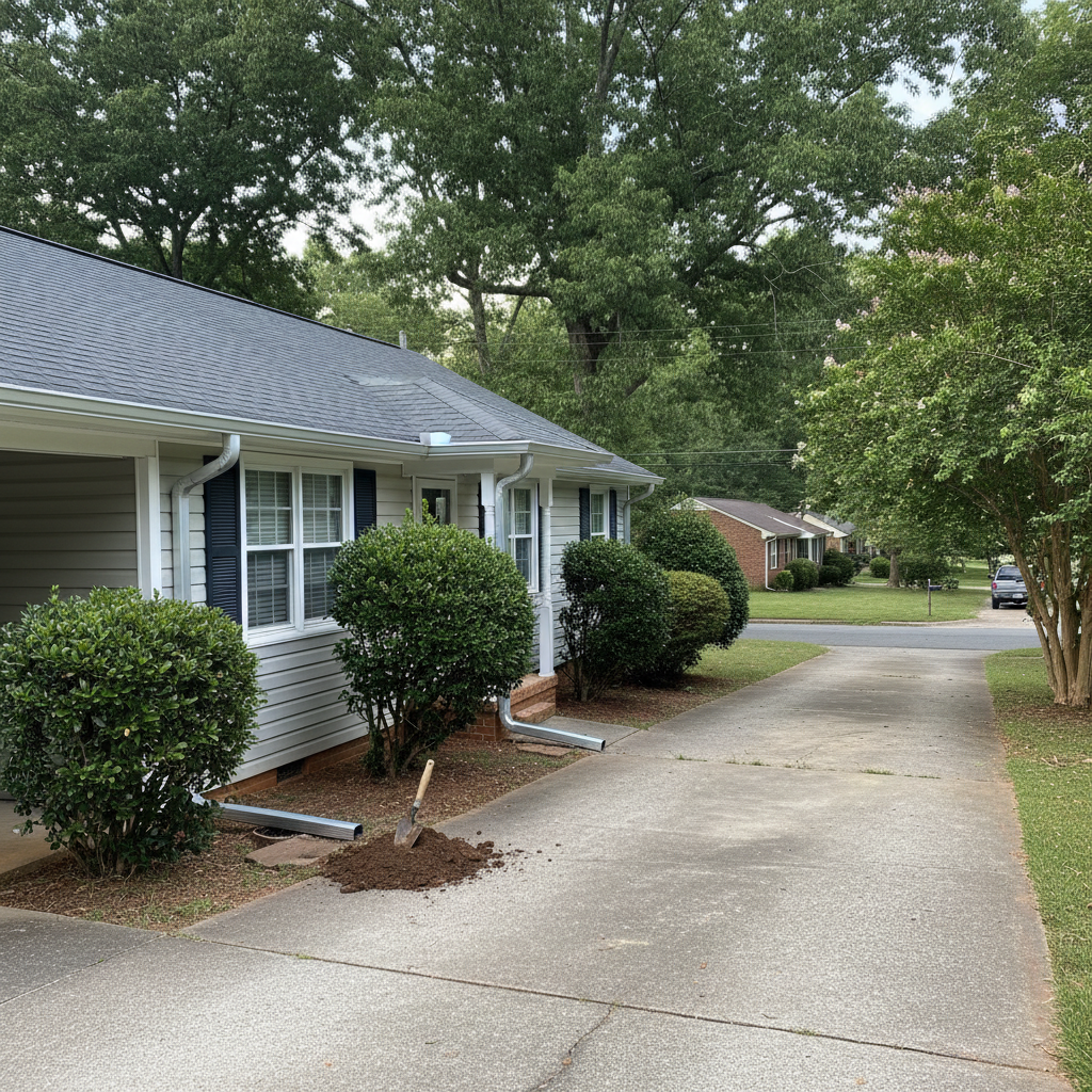 Downspout Repair in Chapel Hill, NC