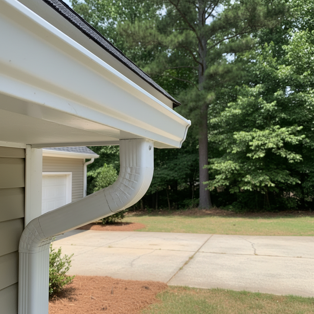 Downspout Installation in Chapel Hill, NC