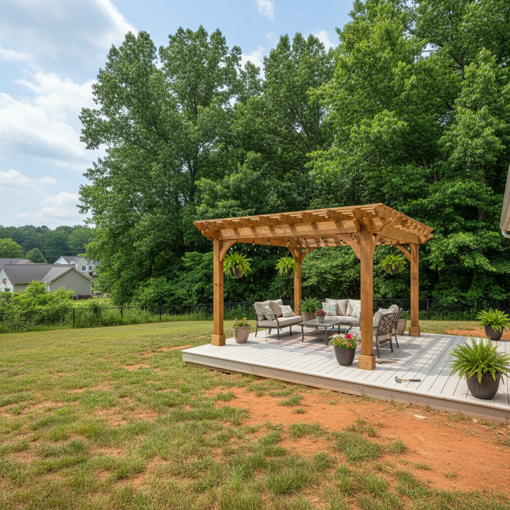 Pergola Construction in Morganton, NC