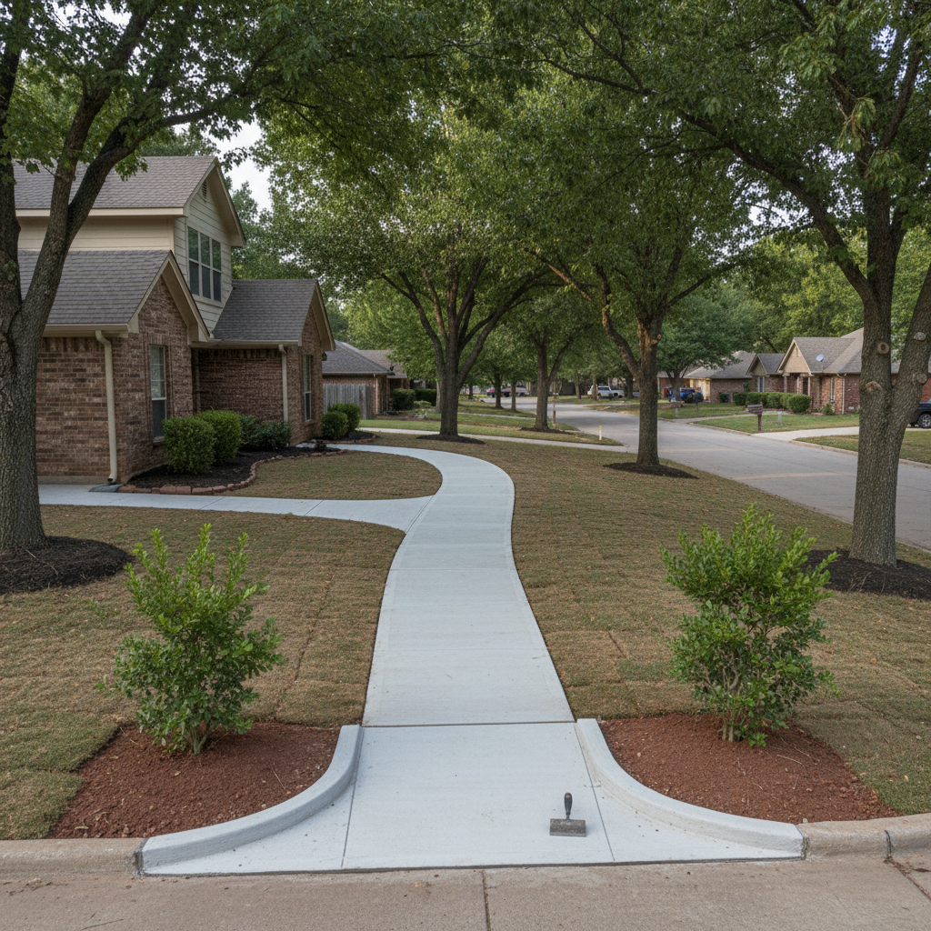 Concrete Sidewalks in Broken Arrow, OK