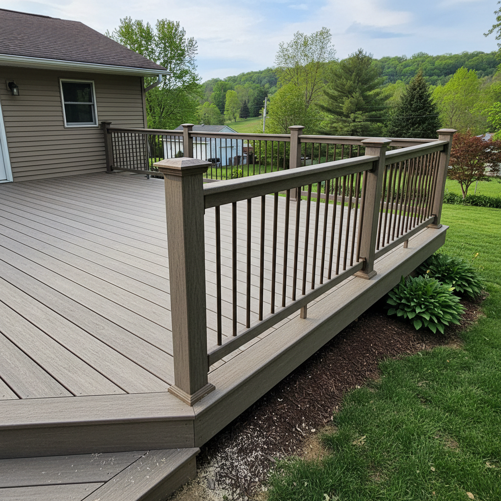 Deck Railing Installation