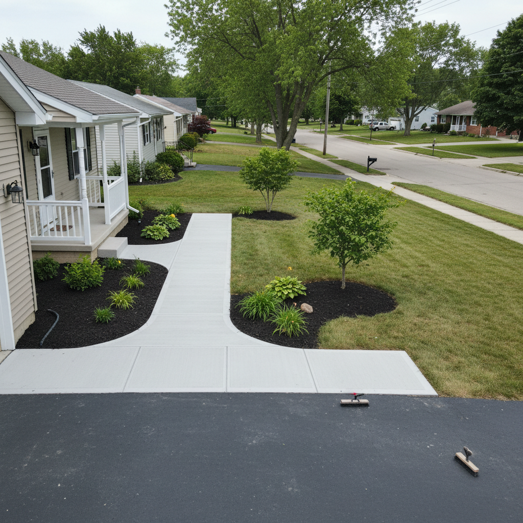 Concrete Sidewalks in Akron, OH
