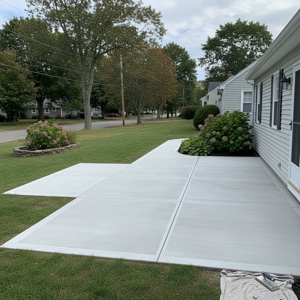 Concrete Installation in Barrington