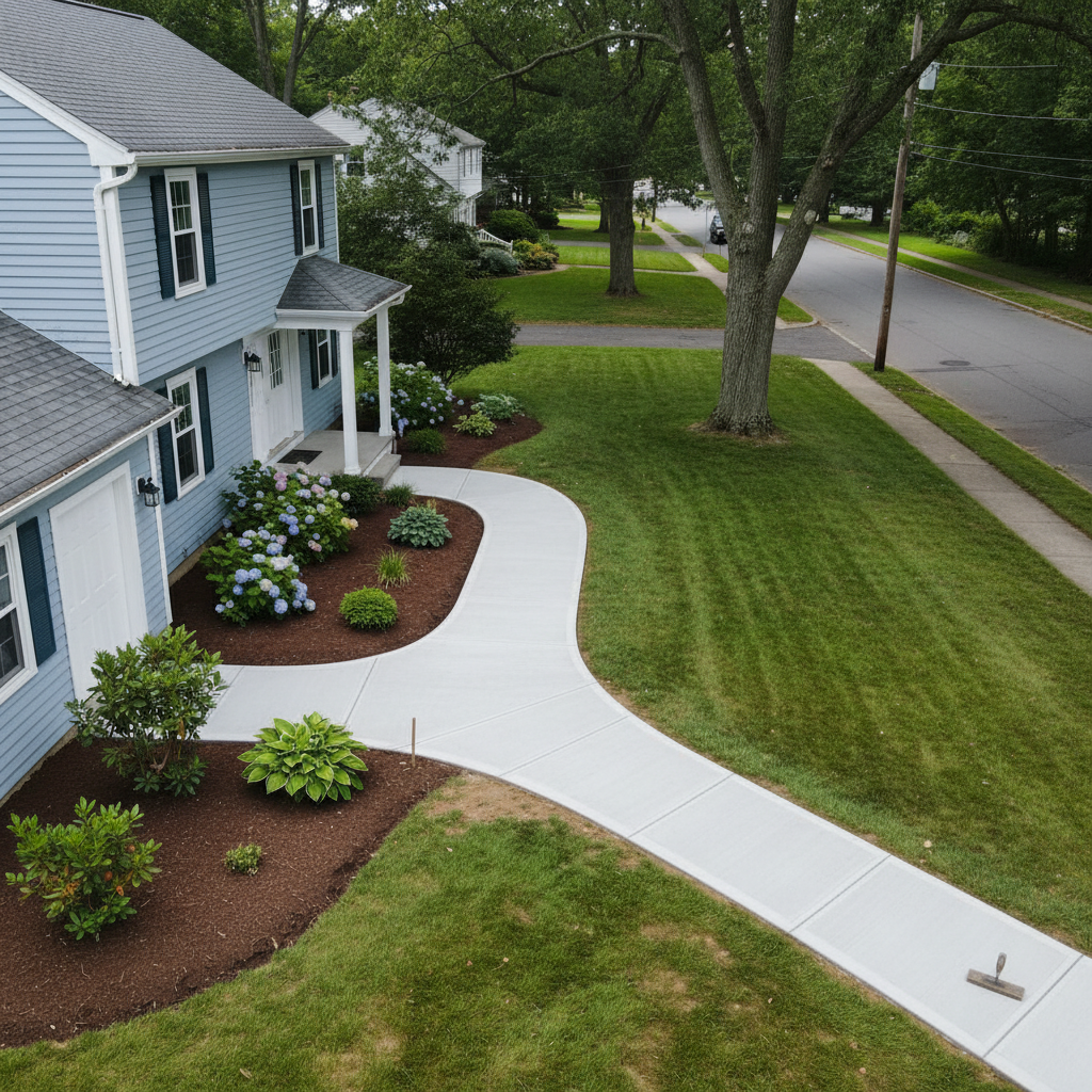 Concrete Sidewalks in Barrington