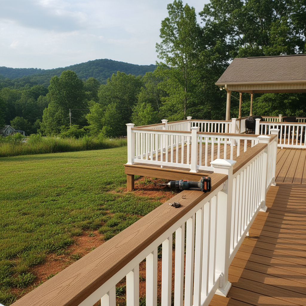 Deck Railing Installation