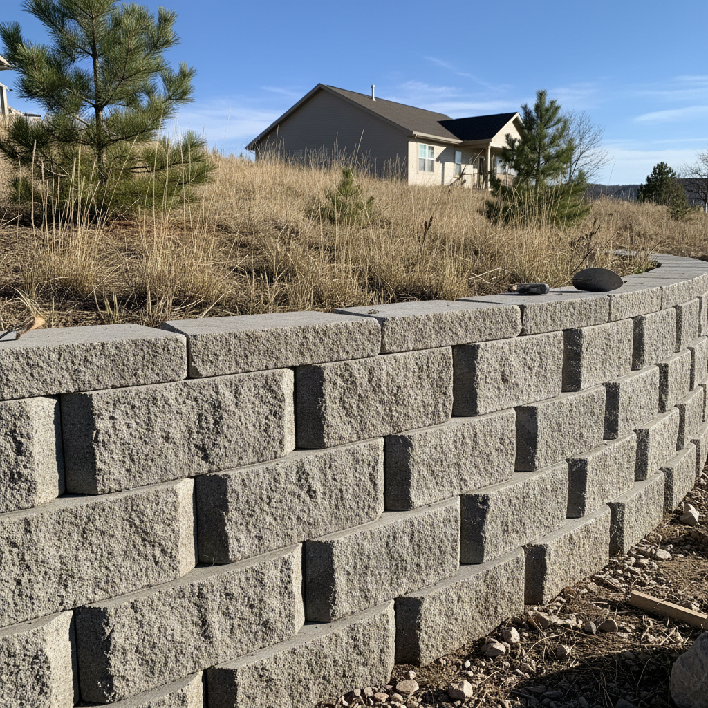 Concrete Retaining Walls in Rapid City, SD