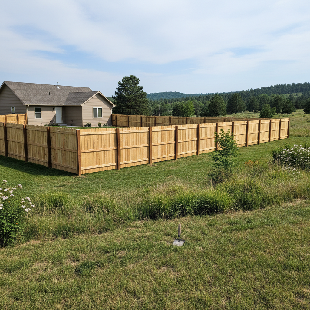 Wood Fence Installation